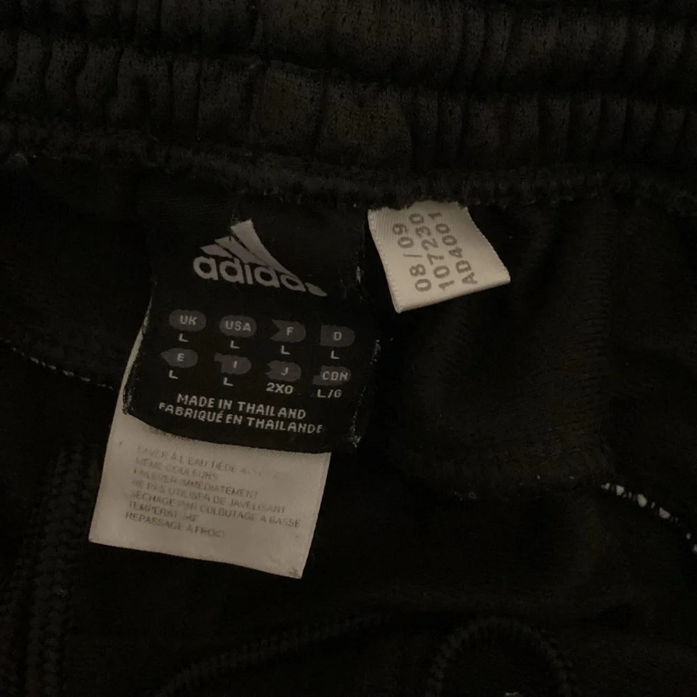 Adidas Men’s Black Track Pants Joggers 3 Stripes